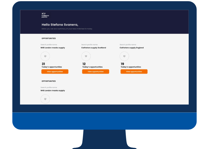 Tracker Tender Alerts Feature